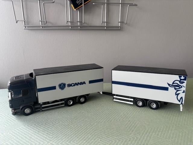 Scania R560 V8 Bakwagen met aanhanger, Ophalen of Verzenden, Zo goed als nieuw, Bus of Vrachtwagen, Overige merken