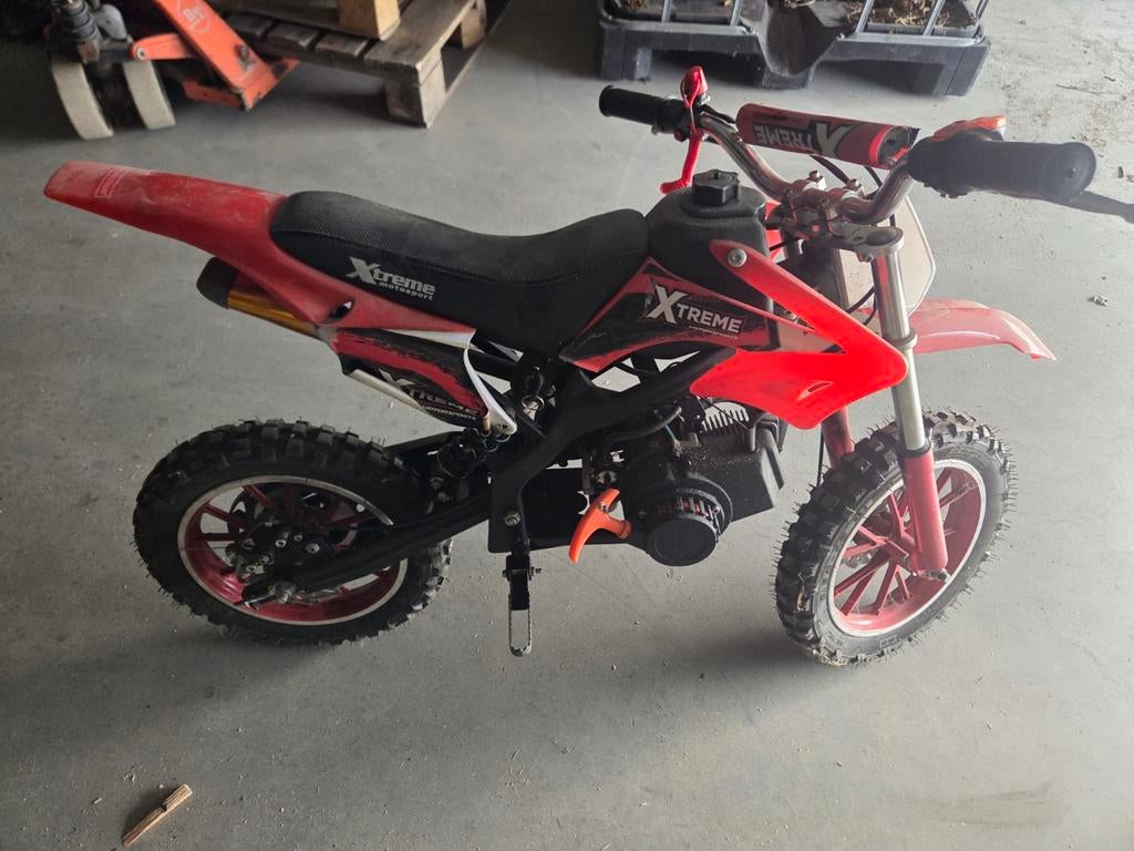 Xtreme Pitbike - Rode Kinder Crossmotor, Ophalen of Verzenden, Gebruikt, Pitbike, Xtreme