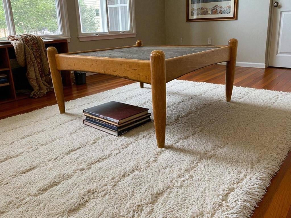 Vintage brutalist coffee table / salontafel Eric Merthen, Ophalen