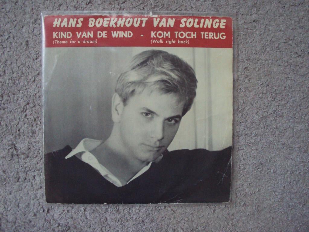 Hans Boekhout van Solinge - Kind van de wind (1961), Gebruikt, 7 inch, Single, Ophalen of Verzenden