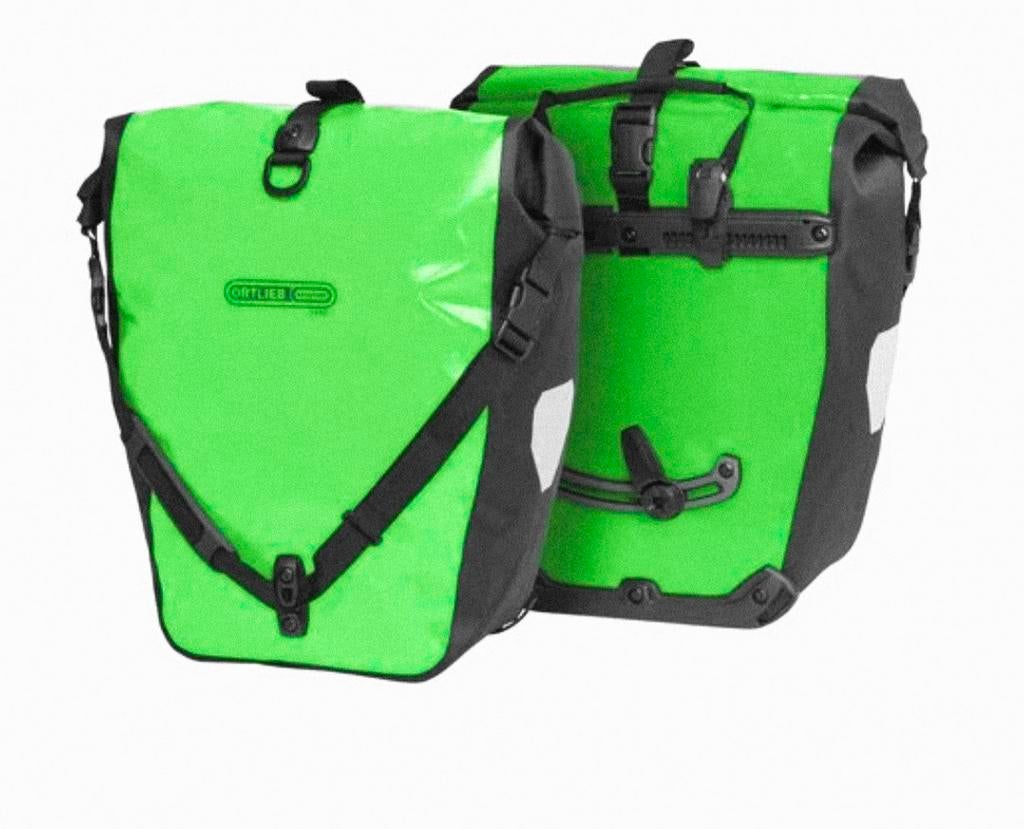 Ortlieb Backroller - Groen, gebruikt, Fietsen en Brommers, Fietsaccessoires | Fietstassen, Ophalen of Verzenden, Gebruikt