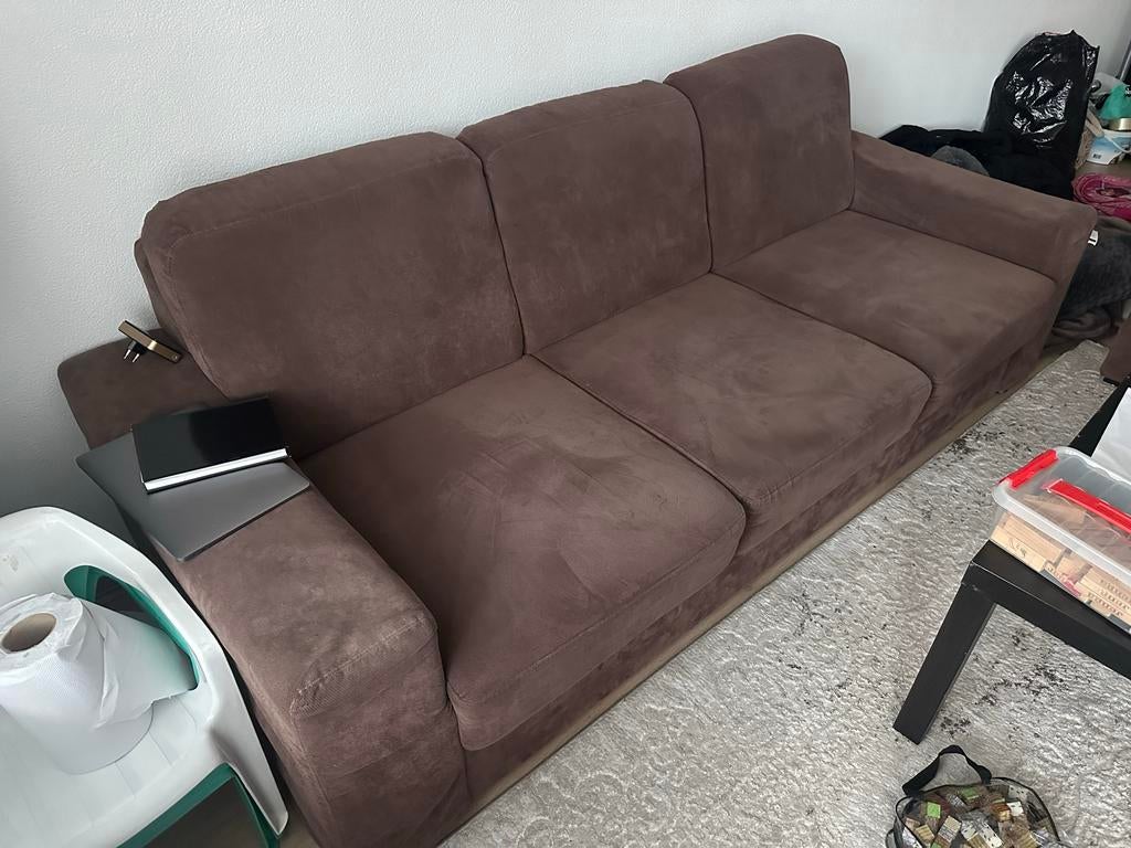 Gratis Bankstel 3+2 moet zsm weg, Ophalen, Gebruikt, Overige maten, 75 tot 100 cm