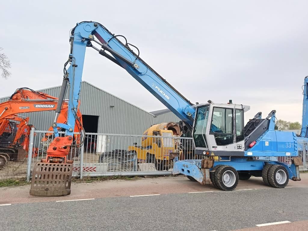Fuchs MHL 331 overslagkraan umslagbagger waste handler, Kraan