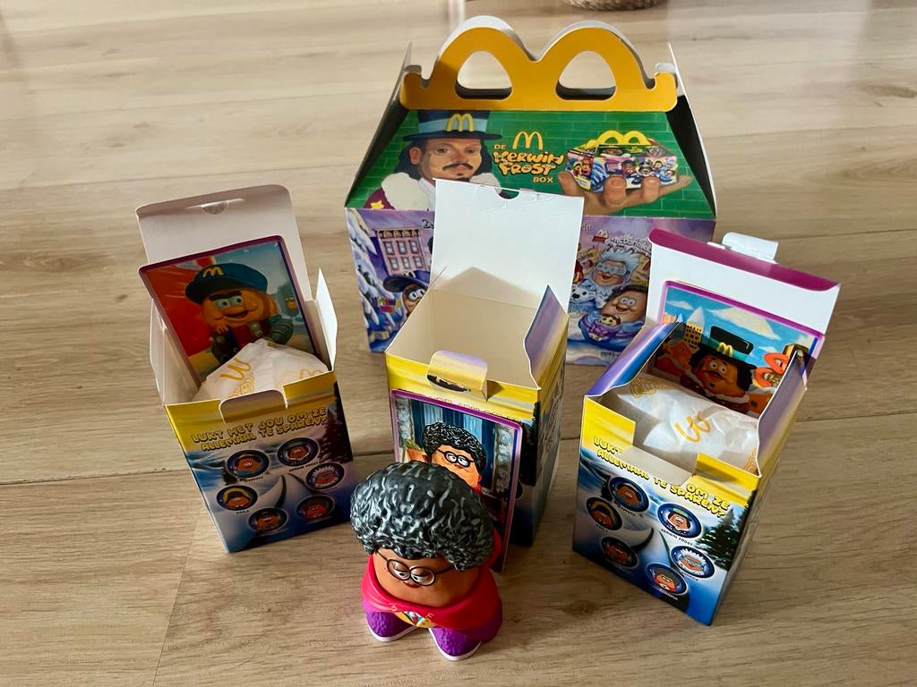 McDonald’s Kerwin Frost Box + 3 Toys & Kaarten, Ophalen of Verzenden, Nieuw