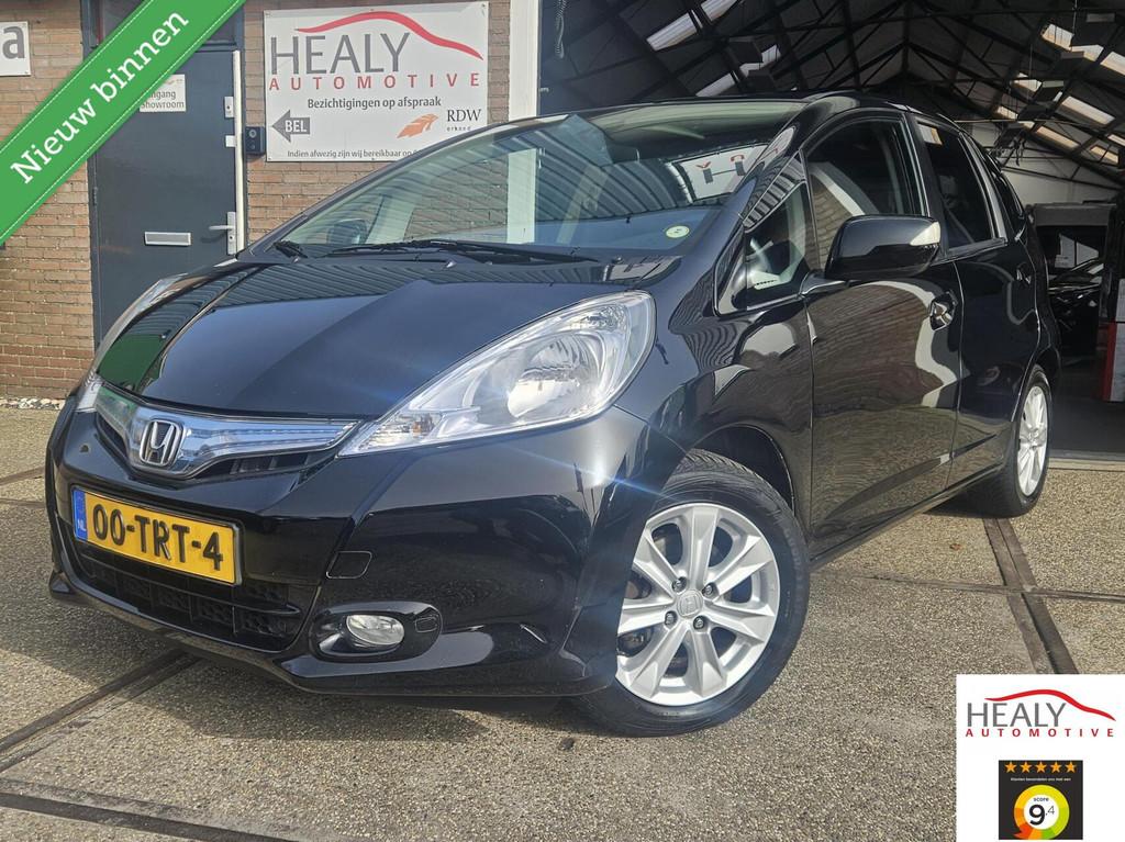 Honda Jazz 1.4 Hybrid Elegance|2012|2e Eig|Panodak|Cruise Co, Euro 5, Stof, Gebruikt, 4 cilinders