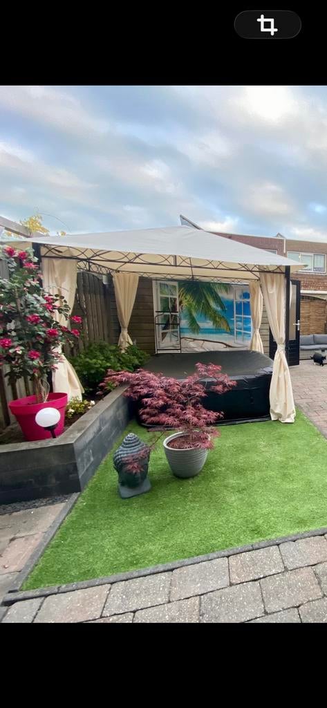 Tuinpaviljoen / Partytent 3x3 - Ideaal voor elke gelegenheid, Tuin en Terras, Partytenten, Ophalen, Gebruikt, Opvouwbaar, Partytent