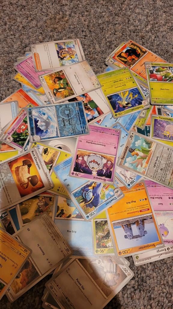 Stapel pokemon kaarten, Ophalen of Verzenden, Meerdere kaarten