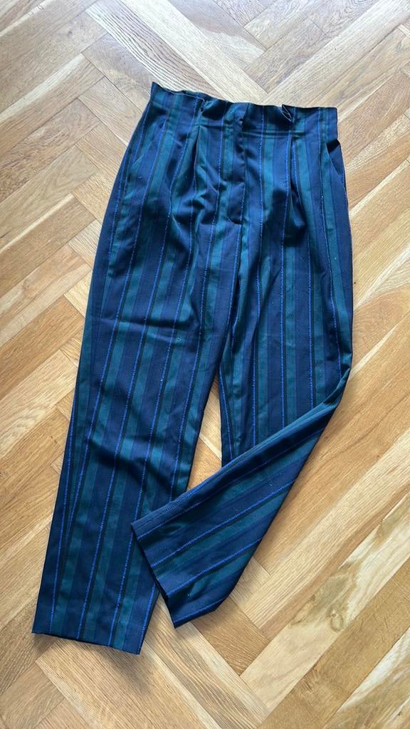 Ruby Tuesday broek groen blauw streep mt 2, Blauw, Ophalen of Verzenden, Zo goed als nieuw, Maat 36 (S)