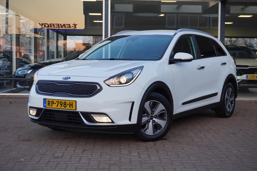 Kia Niro 1.6 GDi Hybrid BusinessLine Automaat | Navigatie |, Gebruikt, Wit, 26 km/l, Niro