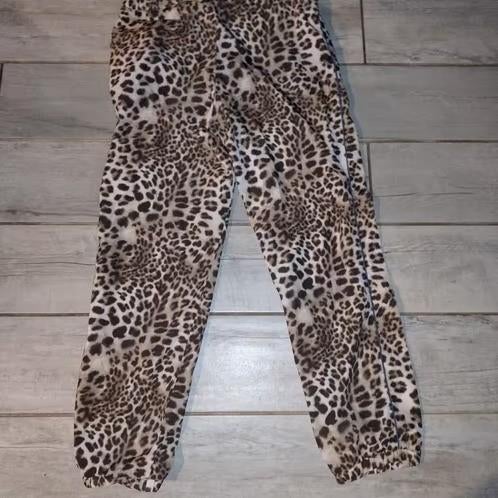 H&M Panterprint Broek, Ophalen of Verzenden, Zo goed als nieuw, Meisje, Broek