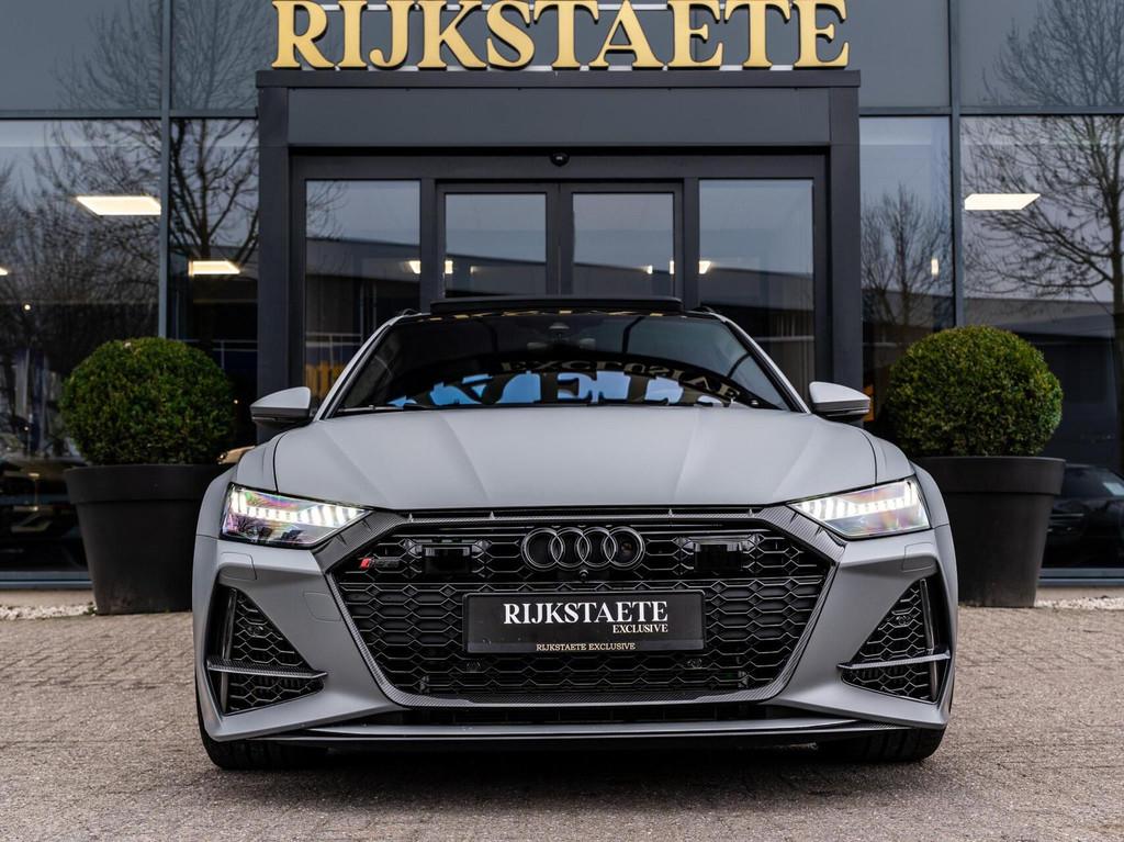 Audi RS6 Avant 4.0 TFSI Quattro|PANO|B&O|KERAMISCH|CARBON, Auto's, Automaat, Gebruikt, 600 pk, RS6