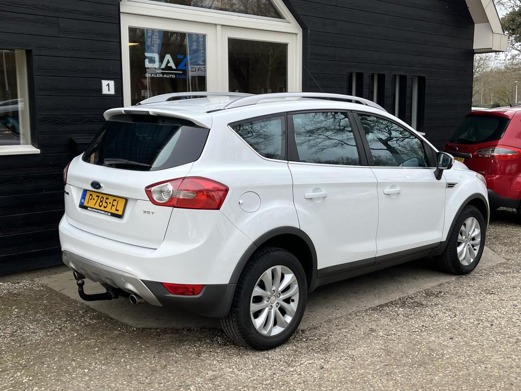 Ford Kuga 2.5 20V Aut/Ecc/Lm/Trekhaak (bj 2010, automaat), Auto's, Automaat, Euro 5, Gebruikt, Zwart