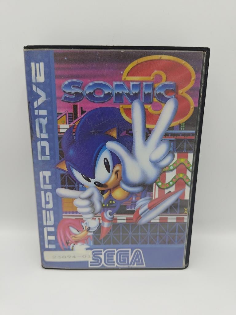 Sonic 3 (PAL) - Sega Mega Drive Klassieker, Spelcomputers en Games, Games | Sega, Gebruikt, 1 speler, Ophalen of Verzenden, Vanaf 3 jaar
