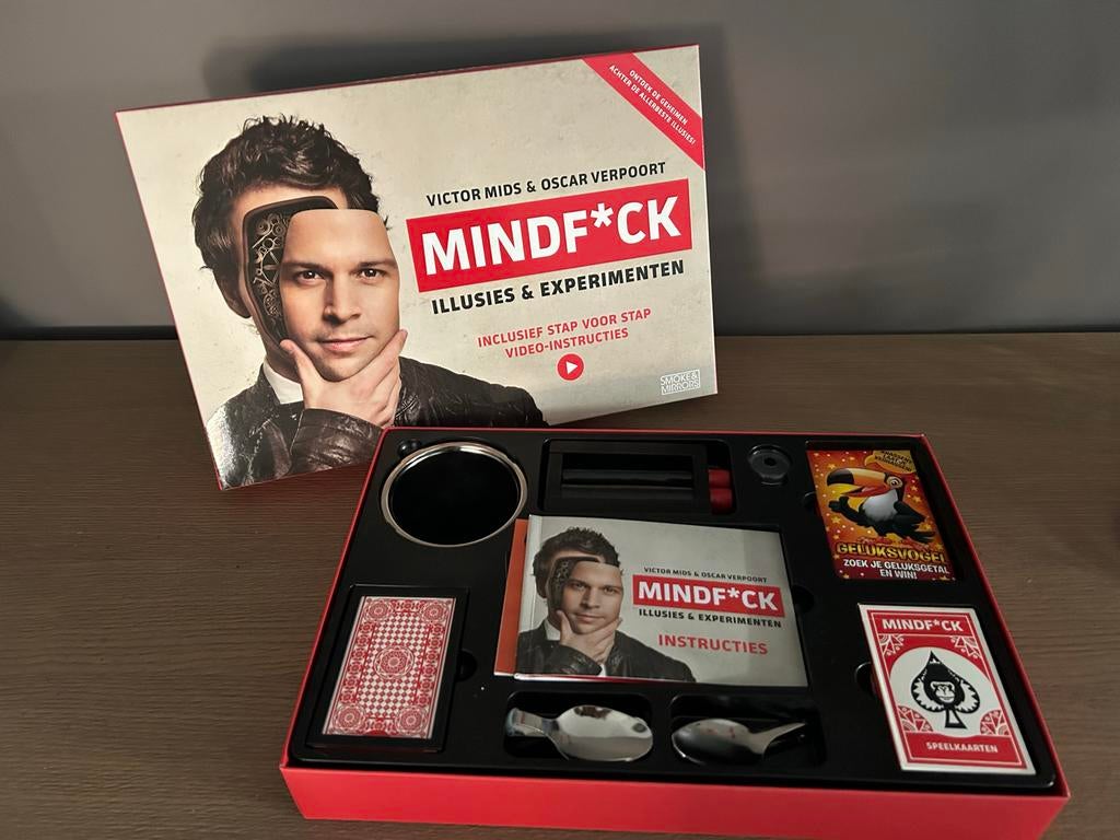 Mindf*ck Toverdoos - Illusies & Experimenten (1x gebruikt), Ophalen, Zo goed als nieuw