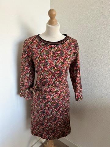 King Louie maat XL sweater bloemen jurk 2419, Maat 46/48 (XL) of groter, Ophalen of Verzenden, Zo goed als nieuw, Knielengte