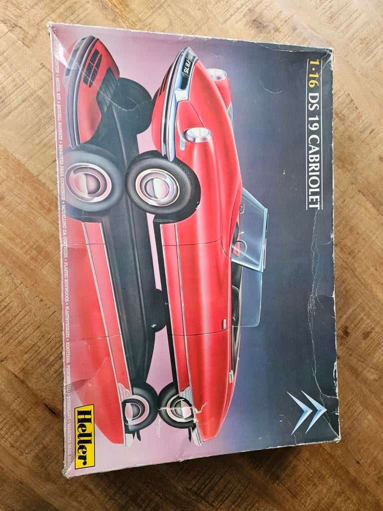 Heller 1:16 DS 19 Cabriolet Citroën modelbouwdoos, Ophalen of Verzenden, Groter dan 1:32, Auto, Heller