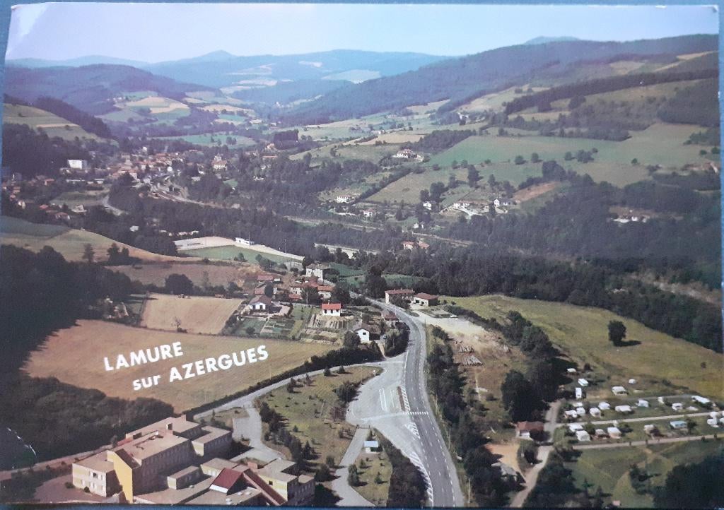 Ansichtkaart Frankrijk Lamure sur Azergues, Ophalen of Verzenden, 1960 tot 1980, Gelopen, Frankrijk
