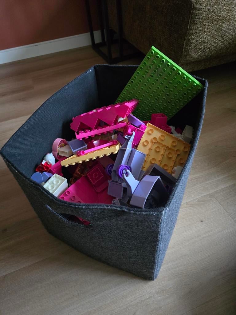 Hello Kitty bouwstenen, passend op Duplo, Ophalen of Verzenden, Zo goed als nieuw, Losse stenen, Duplo