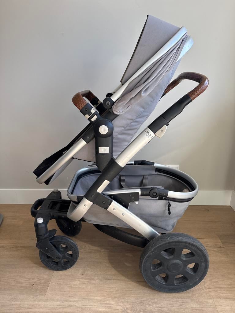 Joolz Geo Kinderwagen grijs groen, Kinderen en Baby's, Kinderwagens en Combinaties, Gebruikt, Kinderwagen, Overige merken, Met reiswieg