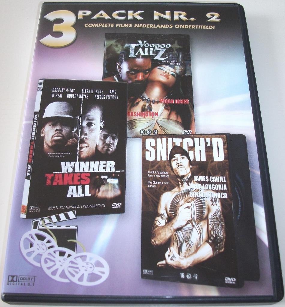 Dvd *** 3-PACK NR. 2 *** 3-Filmpack, Vanaf 16 jaar, Ophalen of Verzenden, Zo goed als nieuw, Actie