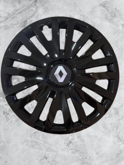 Nieuwe 14” Wieldoppen Set Zwart voor Renault Twingo - Clio, Nieuw, Ophalen of Verzenden, Renault, Renault