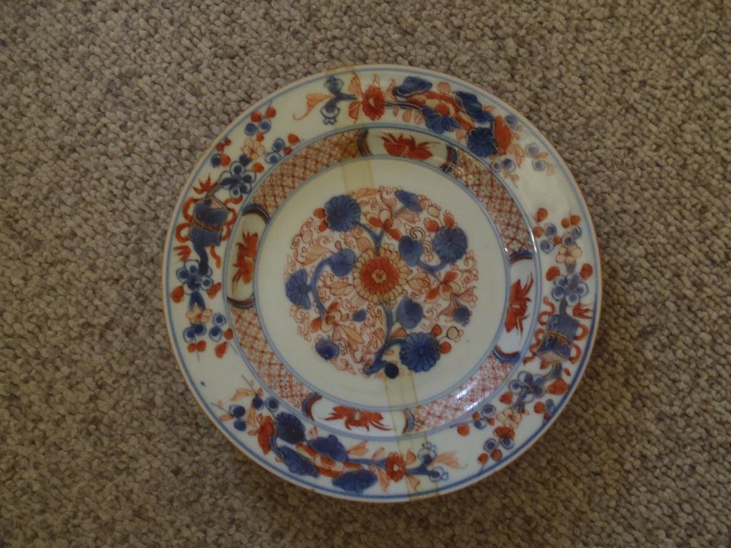 Imari bord, porselein, waarschijnlijk 18e eeuw, Ophalen of Verzenden