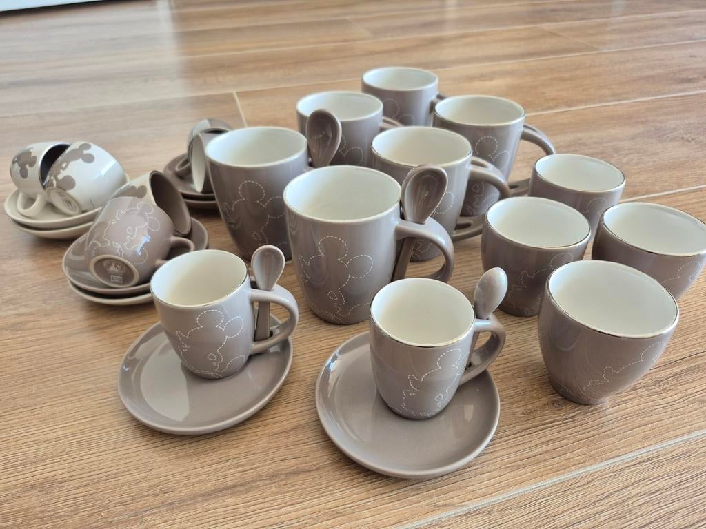 18 Disney Mokken en Kopjes (Taupe/Beige/Crème), Ophalen
