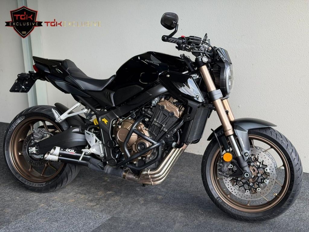 HONDA CB 650 R FULL OPTIONS! CB650R BLACK EDITION IXIL, Motoren, 4 cilinders, 649 cc, Bedrijf, Meer dan 35 kW