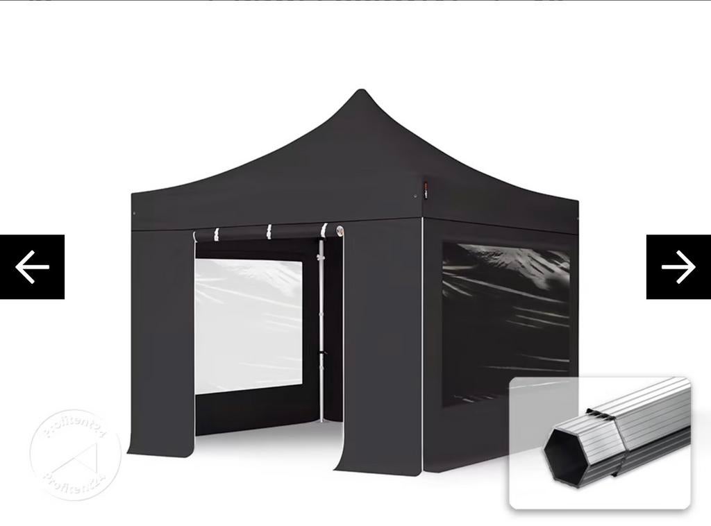 Professionele 3x3 Easy Up partytent met aluminium frame PVC, Opvouwbaar, Partytent, Minder dan 4 meter, Minder dan 5 meter