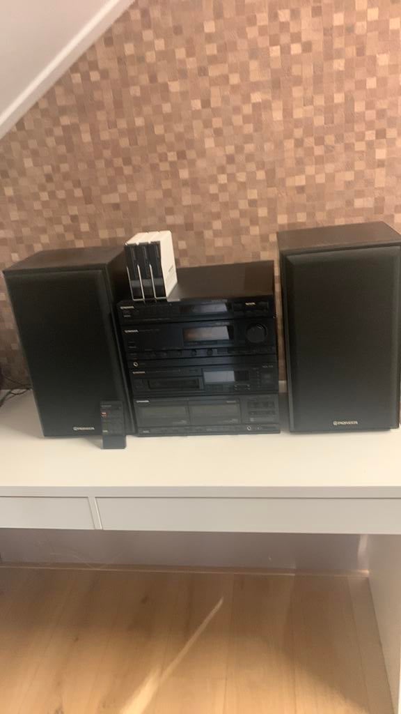 PIONEER hifi set incl boxen,en handleiding, Audio, Tv en Foto, Stereo-sets, Ophalen, Gebruikt, Cassettedeck, Pioneer