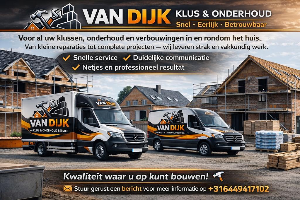 Van Dijk Bv, Ophalen of Verzenden, Nieuw