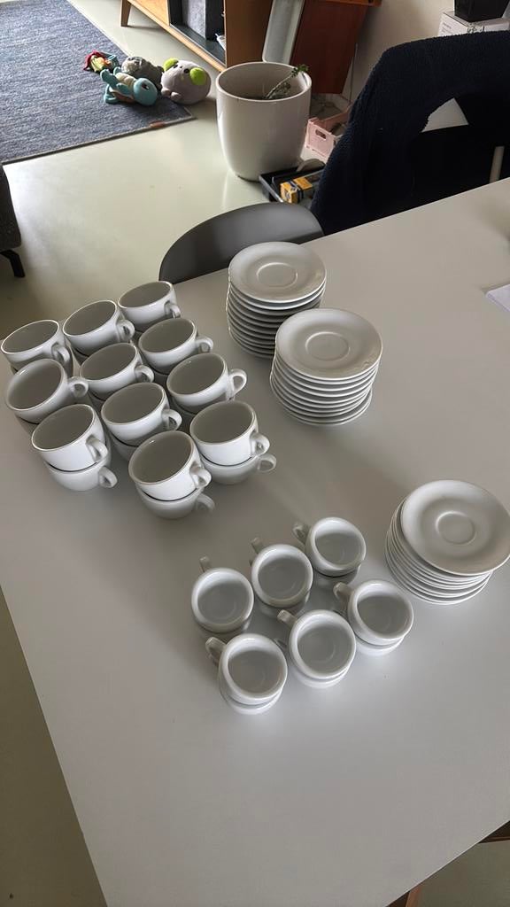 IPA ITALY Espresso & koffie servies, Ophalen, Porselein, Overige stijlen, Kop(pen) en/of Schotel(s)