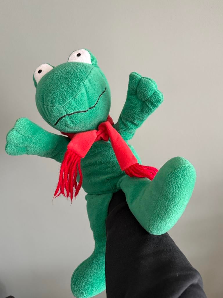 Handpoppen Kikker en Muis, Ophalen of Verzenden, Zo goed als nieuw, Kikker