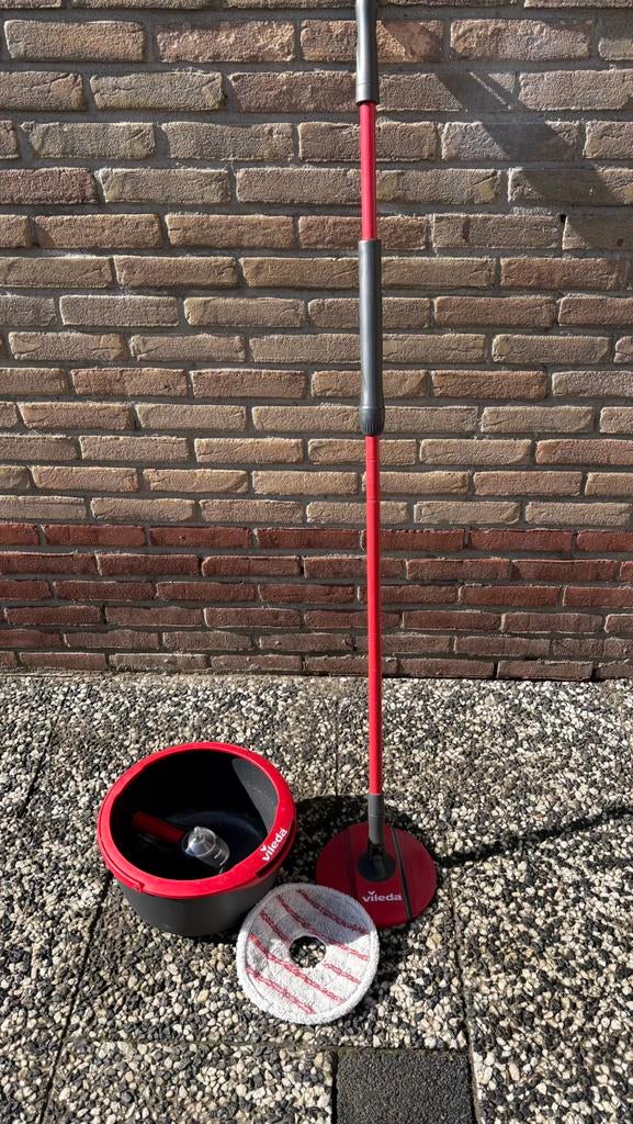 Vileda Spin en Clean mop, Huis en Inrichting, Ophalen, Dweilemmer, -bak, of -wagen