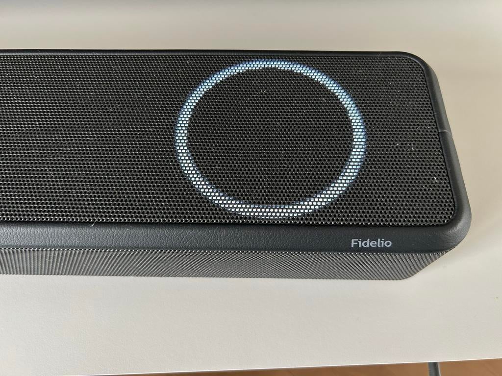Philips Fidelio FB1 Soundbar met bijbehorende Subwoofer, Ophalen, Bluetooth, Zo goed als nieuw