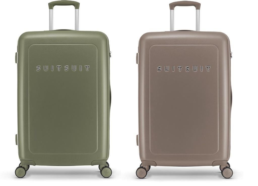 ✅ SUITSUIT Natura koffer Set 76 cm 2 Delig NIEUW, Wieltjes, Hard kunststof, 45 tot 55 cm, Nieuw