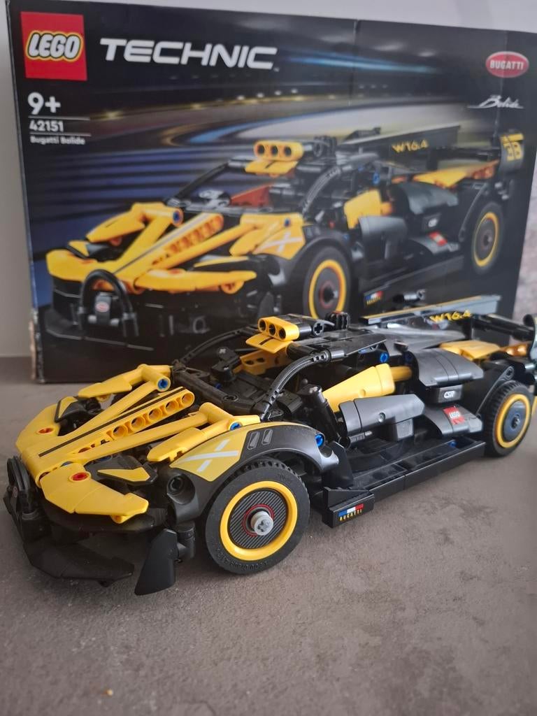 Lego Technic Bugatti Bolide 42151 - Zo goed als nieuw, Ophalen of Verzenden, Zo goed als nieuw, Complete set, Lego