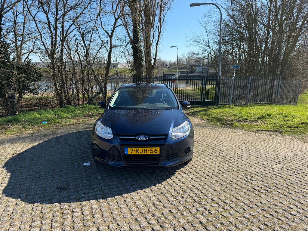 Ford Focus 1.0 Ecoboost Wagon 2013 APK 3-3-2027 TOT, Blauw, 100 pk, Origineel Nederlands, Handgeschakeld