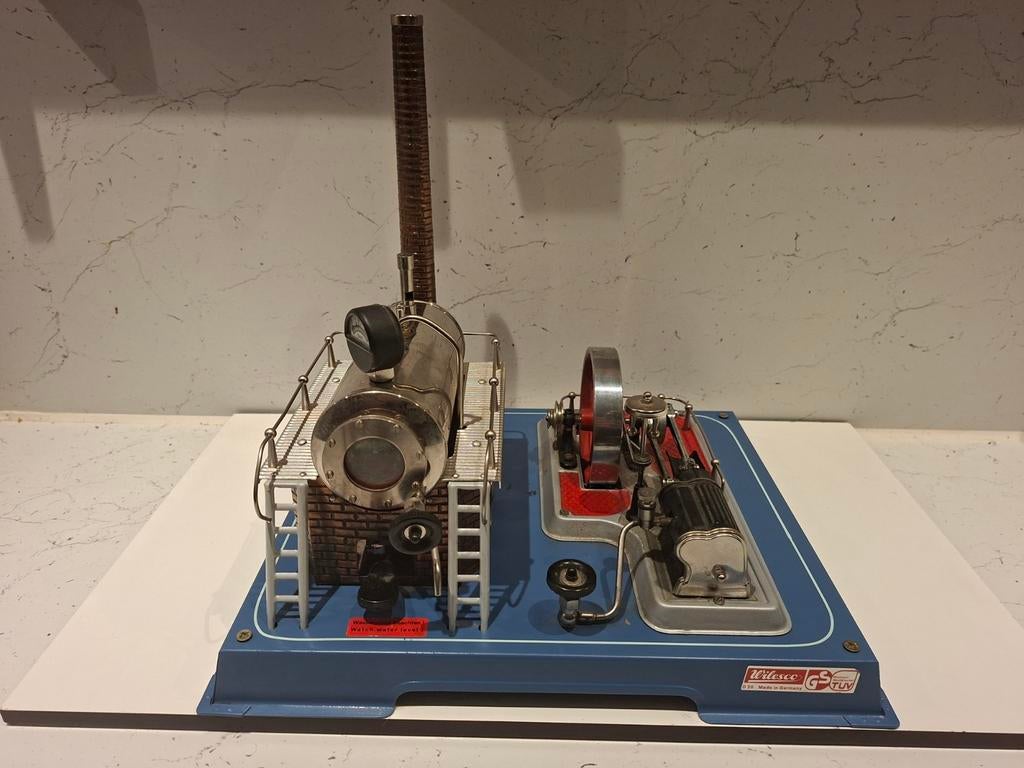 Wilesco D20 Stoommachine - Klassiek Model, Ophalen of Verzenden, Gebruikt, Groter dan 1:32