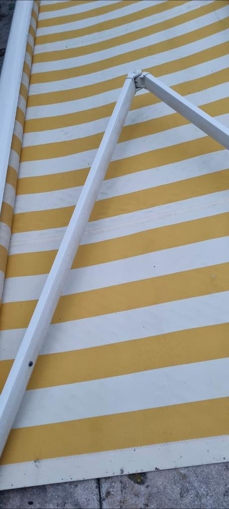 Elektrisch zonnescherm, Tuin en Terras, Ophalen of Verzenden, 450 cm of meer, Knikarmscherm, Elektrisch