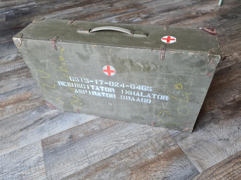 Leger Ehbo kist orgineel., Ophalen of Verzenden, Landmacht, Nederland, Kist of Geocache