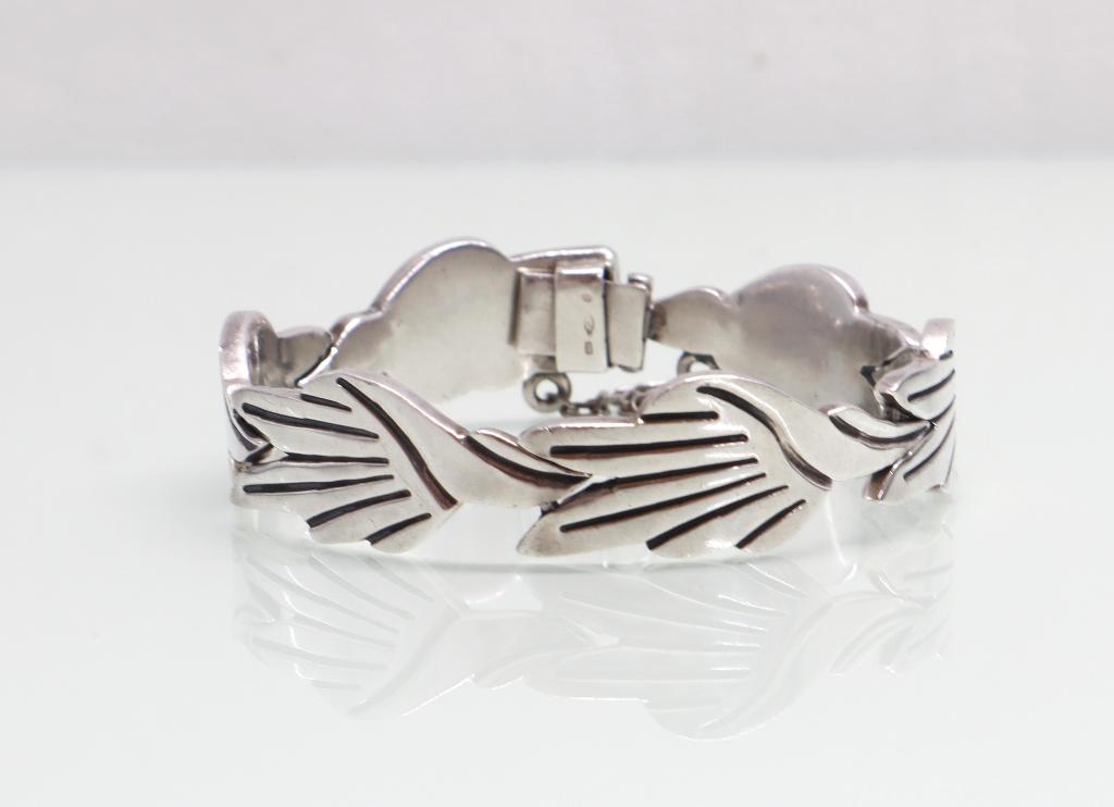 Zware vintage zilveren armband Rodolfo Espinoza jaren ‘70, Ophalen of Verzenden, Zilver, Armband