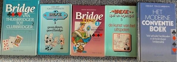 Bridgeboeken, Ophalen of Verzenden