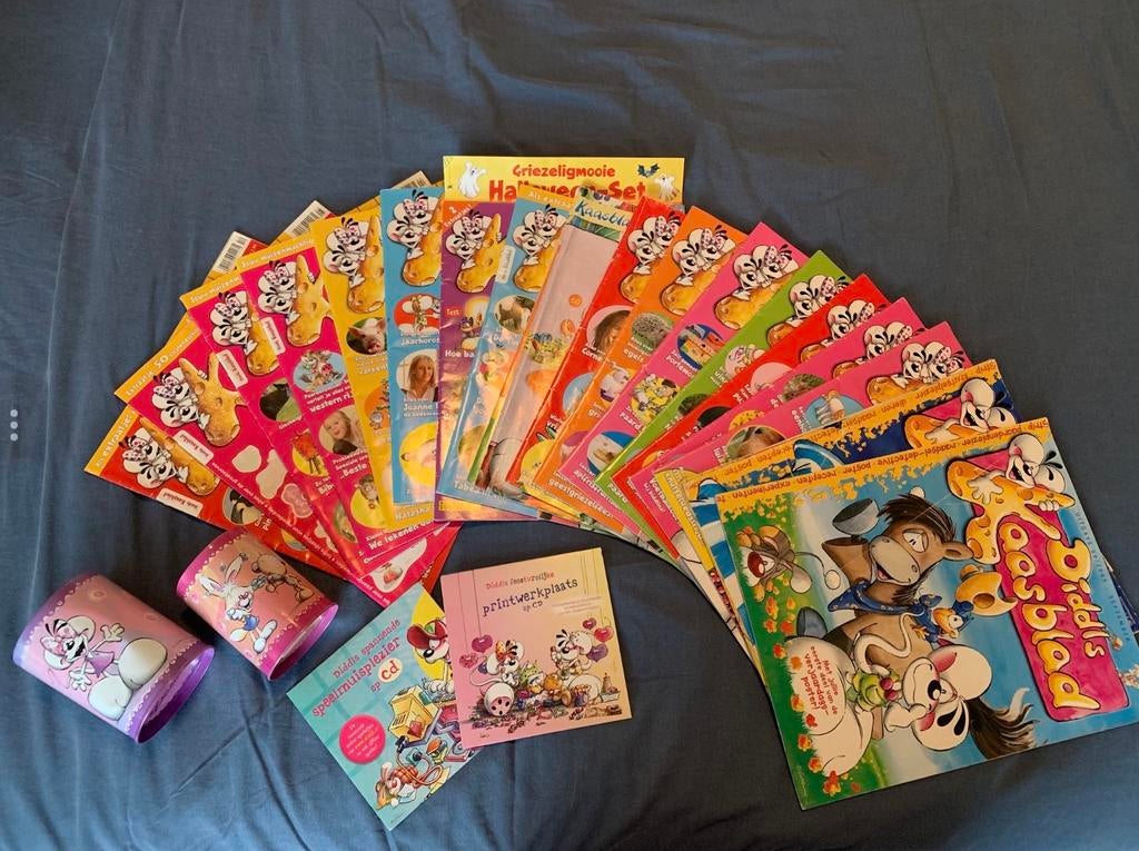 Grote verzameling Diddl spullen: tijdschriften, cd's, bekers, Boeken, Ophalen of Verzenden, Zo goed als nieuw, Overige typen