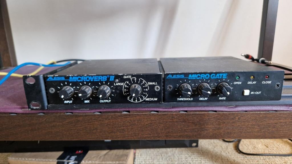 Alesis Microverb 2 + microgate, Muziek en Instrumenten, Ophalen of Verzenden
