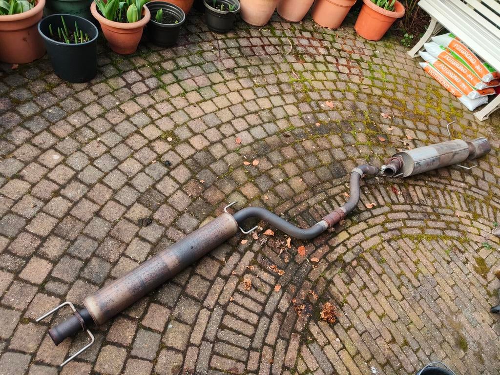 Opel Zafira B OPC/OPC Line uitlaat middendemper + einddemper, Ophalen of Verzenden, Opel