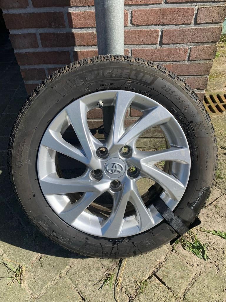 Michelin Alpin 6 205/55 R16 op lichtmetalen velgen, Auto-onderdelen, Banden en Velgen, Winterbanden, 16 inch, 205 mm, Ophalen of Verzenden