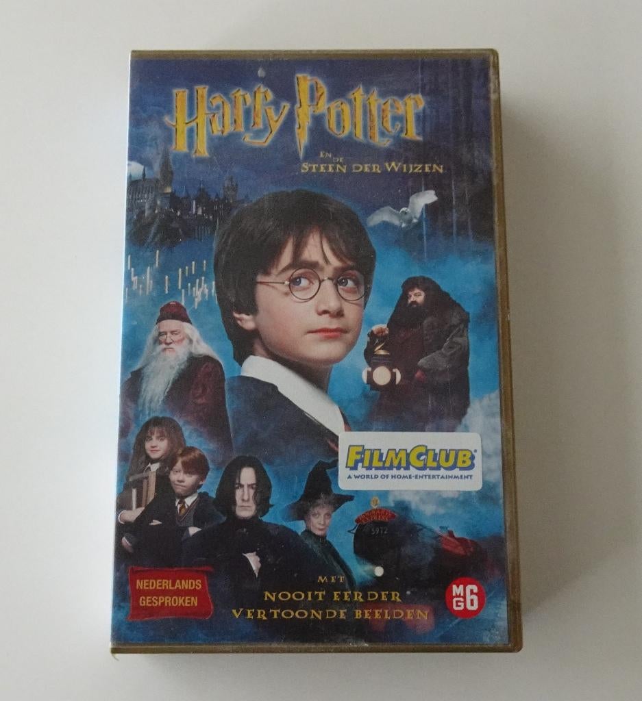 Harry Potter en de Steen der Wijzen - Film op VHS uit 2001, Cd's en Dvd's, VHS | Film, Ophalen, Zo goed als nieuw, Science Fiction en Fantasy