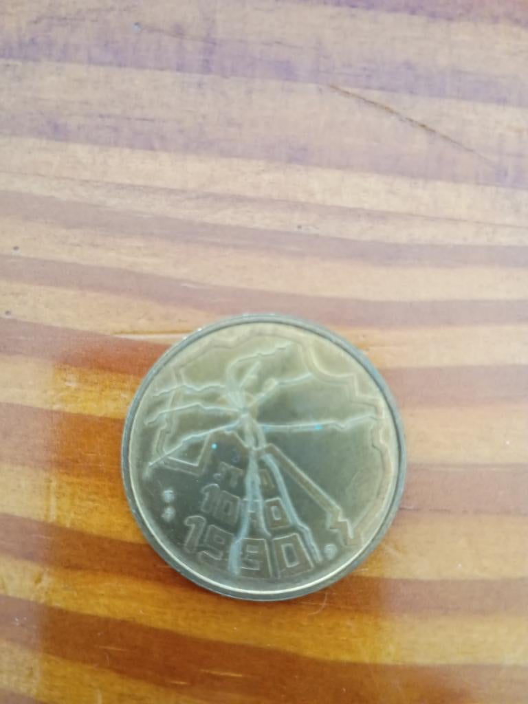 Munt Groningen kromstaart. 1040-1990. Herdenking 950 jaar Gr, Ophalen of Verzenden, Overige landen, 2 euro