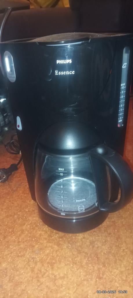 Philips Essence HD7620 Koffiezetapparaat - Zwart, Witgoed en Apparatuur, Koffiezetapparaten, 10 kopjes of meer, Koffiemachine